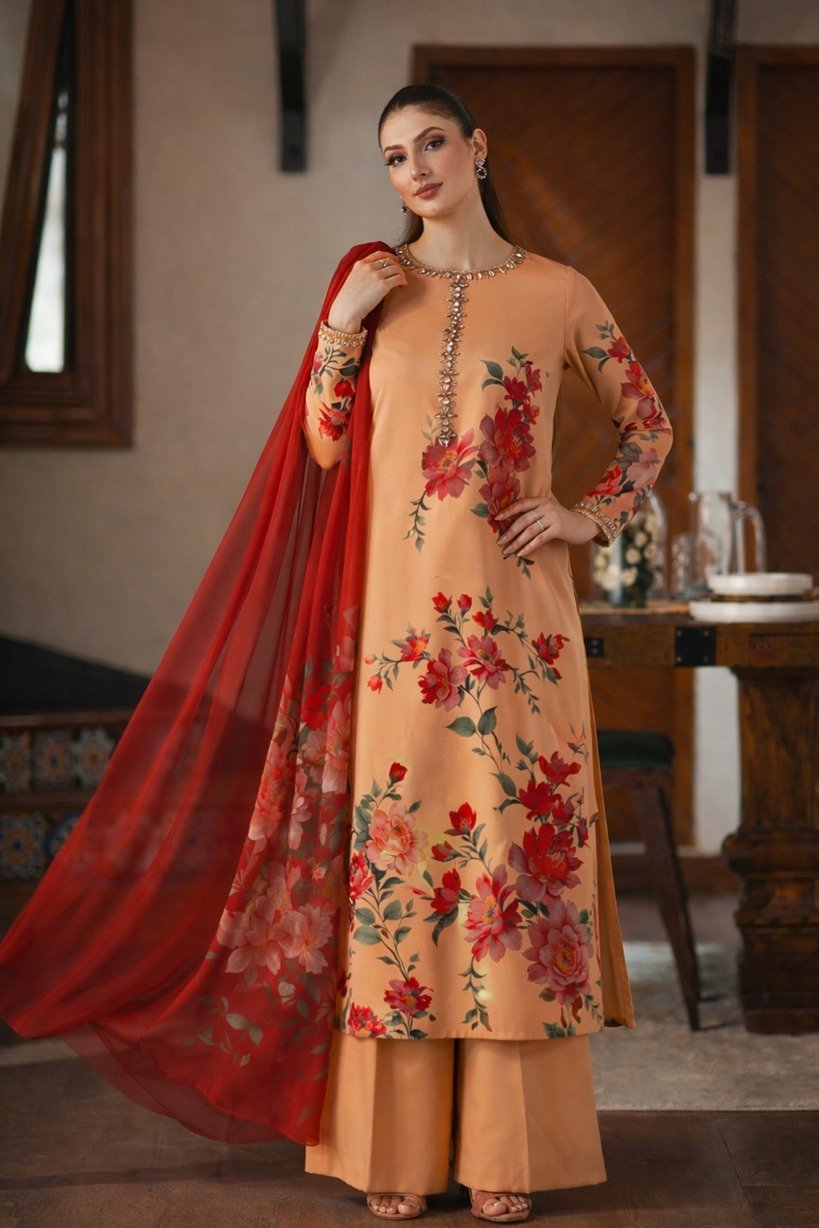 Casual Stitched 3 Piece Suit – Everyday Comfort Wear
